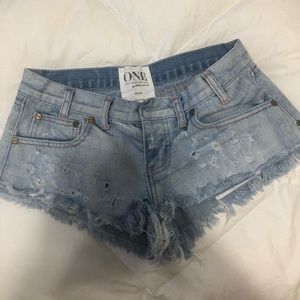 One Teaspoon Denim Shorts